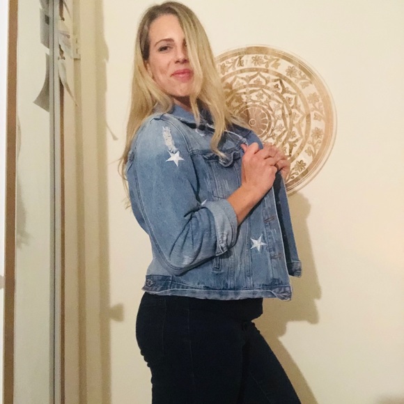 COPY - Distressed Denim Jacket - Picture 2 of 8